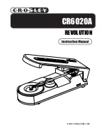 Crosley CR6020A Revolution Instruction Manual предпросмотр