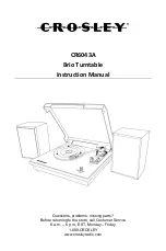 Crosley CR6043A Instruction Manual preview