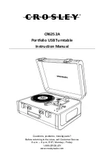 Preview for 1 page of Crosley CR6252A Instruction Manual