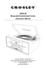 Crosley CR7016A Instruction Manual preview