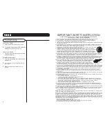 Предварительный просмотр 3 страницы Crosley CR711 Instruction Manual