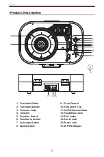 Preview for 4 page of Crosley CR8009B-DU Instruction Manual