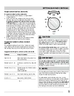 Preview for 9 page of Crosley CRE3580QSB Use & Care Manual