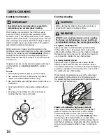 Preview for 16 page of Crosley CRE3580QSB Use & Care Manual