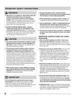 Preview for 4 page of Crosley CRE3870LBA Use & Care Manual