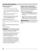 Preview for 12 page of Crosley CRE3870LBA Use & Care Manual