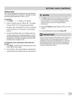 Preview for 13 page of Crosley CRE3870LBA Use & Care Manual