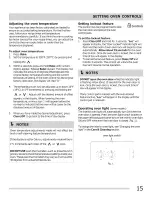 Preview for 15 page of Crosley CRE3870LBA Use & Care Manual