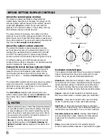 Preview for 6 page of Crosley CRE3875PWC Use & Care Manual