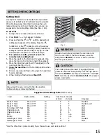 Preview for 15 page of Crosley CRE3875PWC Use & Care Manual