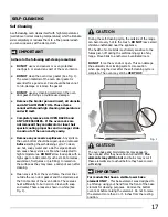 Предварительный просмотр 17 страницы Crosley CRE3875PWC Use & Care Manual