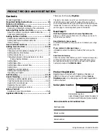 Preview for 2 page of Crosley CRE3875SSD Use & Care Manual