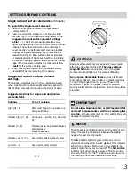 Preview for 13 page of Crosley CRE3875SSD Use & Care Manual