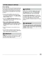 Preview for 15 page of Crosley CRE3875SSD Use & Care Manual