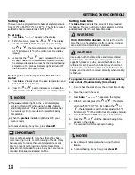 Preview for 18 page of Crosley CRE3875SSD Use & Care Manual