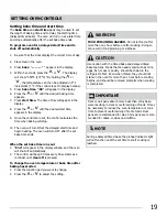 Preview for 19 page of Crosley CRE3875SSD Use & Care Manual