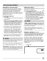 Preview for 21 page of Crosley CRE3875SSD Use & Care Manual