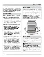 Предварительный просмотр 22 страницы Crosley CRE3875SSD Use & Care Manual