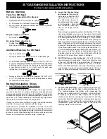 Предварительный просмотр 3 страницы Crosley CRG3110KWBA Installation Instructions Manual