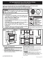 Crosley CRG3120LW Installation Instructions Manual предпросмотр