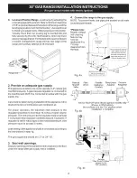 Preview for 4 page of Crosley CRG3120LWA Installation Instructions Manual