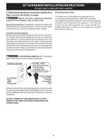 Preview for 6 page of Crosley CRG3120LWA Installation Instructions Manual