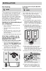 Preview for 6 page of Crosley CRSE233TB0 Use & Care Manual