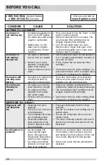 Preview for 24 page of Crosley CRSE233TB0 Use & Care Manual