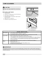 Предварительный просмотр 22 страницы Crosley CRSH268MB Use & Care Manual