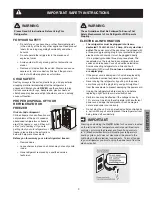 Preview for 3 page of Crosley CRSS262QB Use & Care Manual