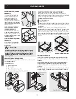 Preview for 12 page of Crosley CRSS262QB Use & Care Manual