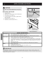 Preview for 22 page of Crosley CRSS262QB Use & Care Manual