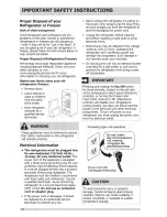 Preview for 4 page of Crosley CRT151HLW9 Use & Care Manual