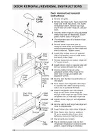 Preview for 8 page of Crosley CRT151HLW9 Use & Care Manual