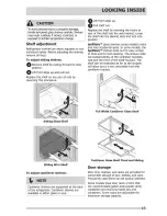 Preview for 15 page of Crosley CRT151HLW9 Use & Care Manual