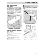 Preview for 23 page of Crosley CRT151HLW9 Use & Care Manual