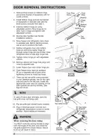 Предварительный просмотр 8 страницы Crosley CRT151HQW0 Use & Care Manual