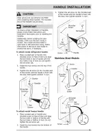 Предварительный просмотр 9 страницы Crosley CRT151HQW0 Use & Care Manual