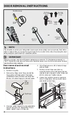 Предварительный просмотр 8 страницы Crosley CRTEH182TW0 Use & Care Manual