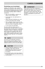 Preview for 21 page of Crosley CRTEH182TW0 Use & Care Manual