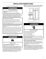 Preview for 3 page of Crosley CS22AFXKB06 Use & Care Manual