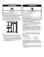 Preview for 3 page of Crosley CS22CFXTB01 User Instructions