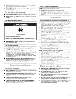 Preview for 9 page of Crosley CS22CFXTS02 User Instructions