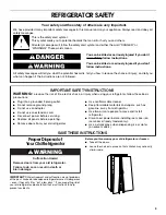 Preview for 3 page of Crosley CS25AFXKQ04 Use & Care Manual