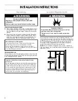 Preview for 4 page of Crosley CS25AFXKQ04 Use & Care Manual