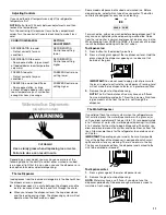 Preview for 11 page of Crosley CS25AFXKQ04 Use & Care Manual