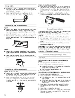 Preview for 18 page of Crosley CS25AFXKQ04 Use & Care Manual