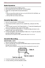 Preview for 5 page of Crosley CT100A Instruction Manual