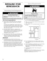 Предварительный просмотр 5 страницы Crosley CT14NKXHN00 Use & Care Manual