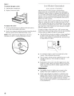 Предварительный просмотр 15 страницы Crosley CT14NKXHN00 Use & Care Manual